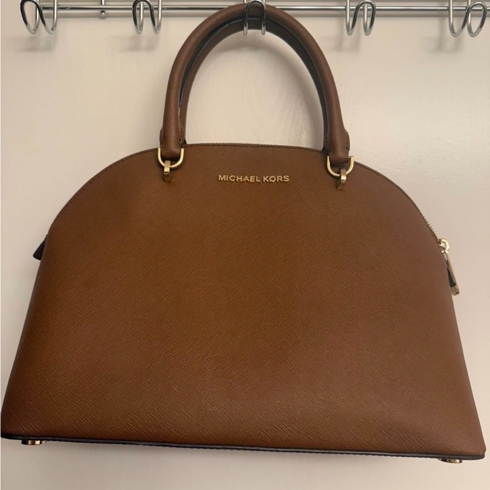 Michael Kors Tan Leather Satchel